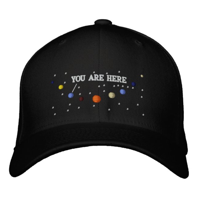 BRODÉE PLANÈTES - CASQUETTE (Devant)