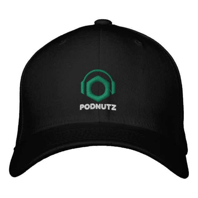 Brodée Podnutz Casquette brodé Big Logo (lettres blanches (Devant)