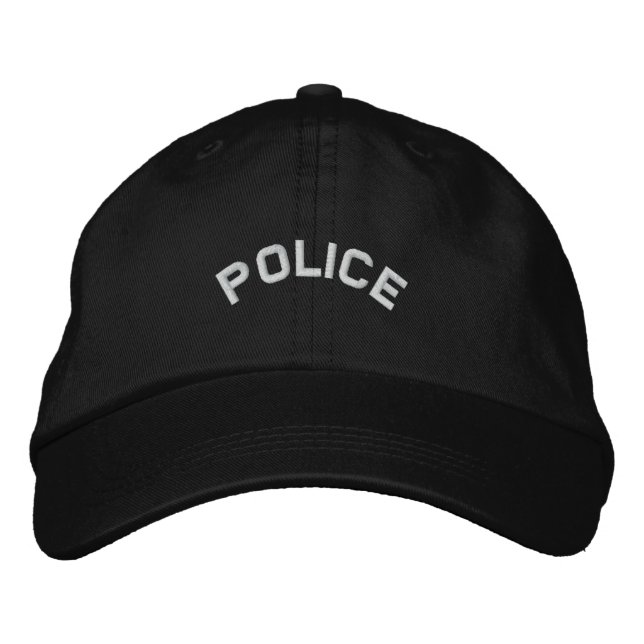 Brodée POLICE Casquette brodé (Devant)