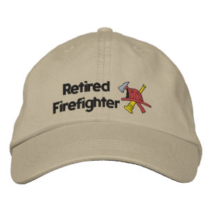 Brodée Pompier retraité Casquette brodé