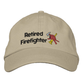 Brodée Pompier retraité Casquette brodé