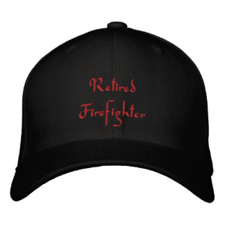 Brodée Pompier retraité Casquette brodé