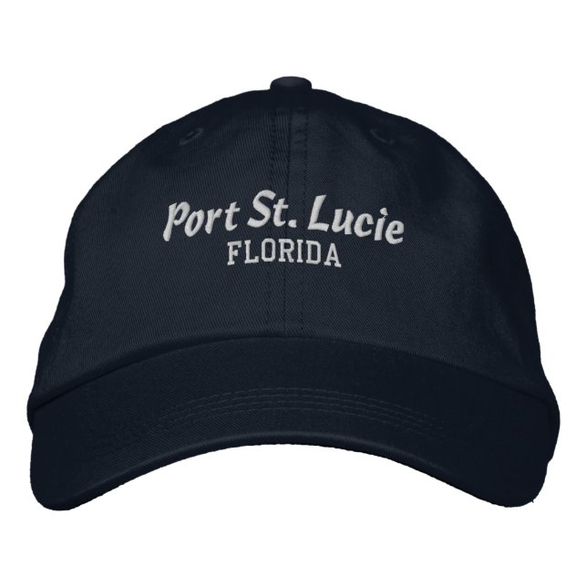 Brodée Port St.Lucie Floride Casquette de baseball brodé (Devant)