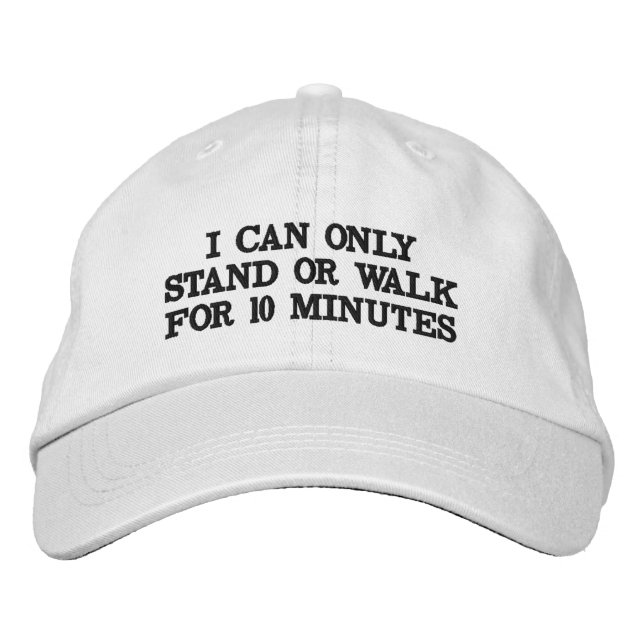 BRODÉE POURQUOI J'UTILISE UN CASQUETTE FAUTEUIL ROULANT (Devant)