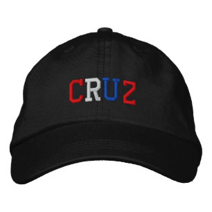 Brodée Président Cruz 2016 Casquette patriotique bleu rou
