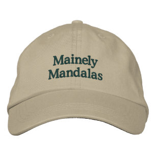 Brodée Principalement Casquette de baseball Mandalas