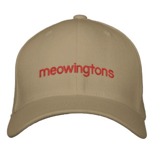 Brodée Professeur Meowingtons Casquette