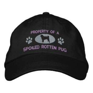 Brodée Propriété d'un Casquette brodé Carlin (violet)