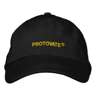 Brodée Protovate Casquette de baseball noir