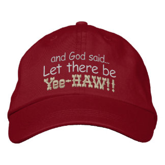 Brodée Qu'il y ait Yee HAW brodé Casquette