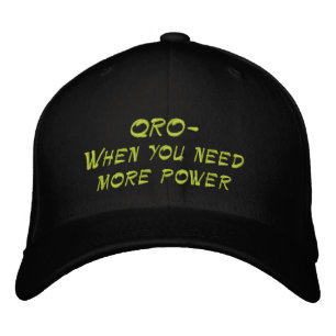 Brodée Radio amateur QRO Plus de Casquette