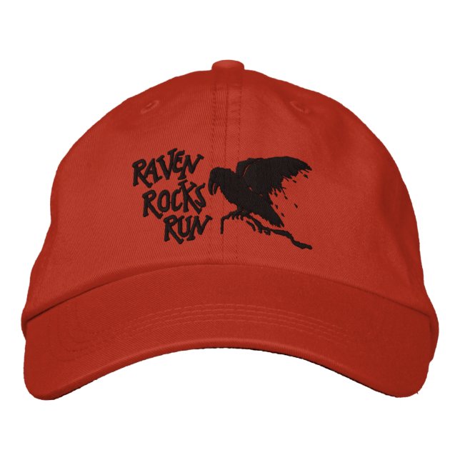 Brodée Raven Rocks Run Casquette (Devant)