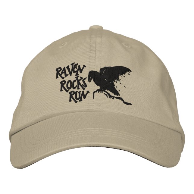 Brodée Raven Rocks Run Casquette (Devant)