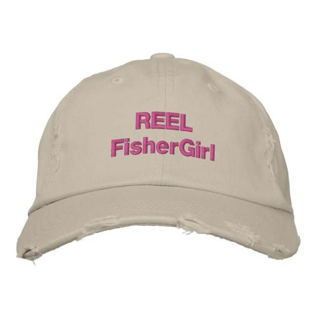 Brodée REEL FisherGirl Casquette tendance (Devant)