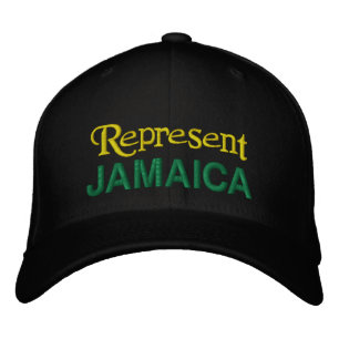 Brodée Représenter le Casquette jamaïcain