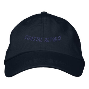 Brodée RETRAITE CÔTIÈRE Casquette réglable de vacances à 