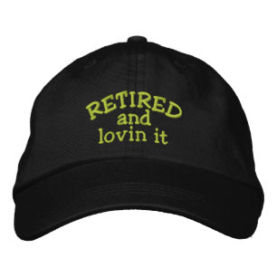 Brodée Retraité et l'aimer Casquette brodé