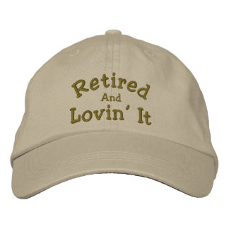 Brodée Retraité Et Lovin' It Drôle Casquette Brodé