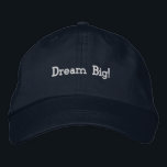 Brodée Rêvez Gros ! Casquette réglable en coton brodé de<br><div class="desc">Ce casquette en coton marine de Alternative Apparel offre un design élégant et classique avec un ajustement confortable et réglable. Le style Casquette Basic Réglable assure polyvalence et durabilité, ce qui le rend parfait pour l'usure quotidienne. Caractéristiques clés : Matériau : 100% coton Couleur : bleu marine Style : Casquette...</div>