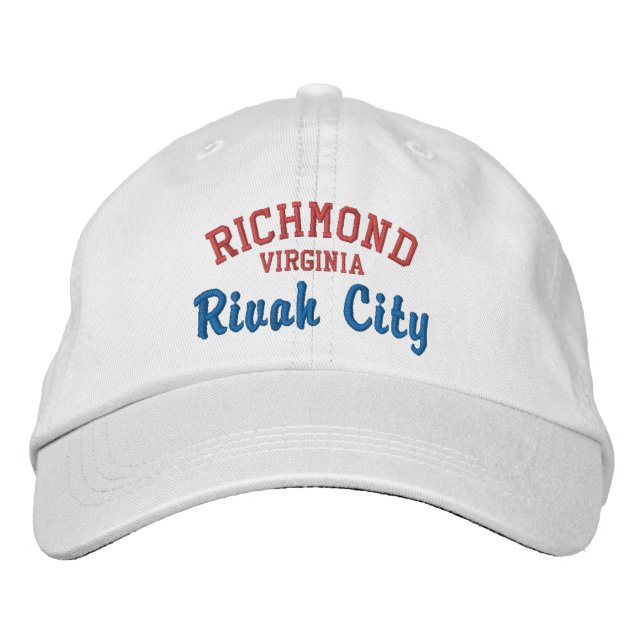 Brodée RICHMOND VA "Rivah City" Casquette de baseball bro (Devant)