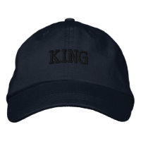 Roi Nom Visiteur Attrayant Casquette brodé