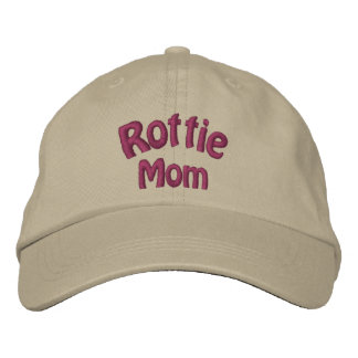 Brodée Rottie Mom Rottweiler Chien Casquette brodé