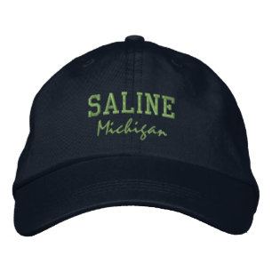 Brodée Saline Michigan Casquette de baseball brodé