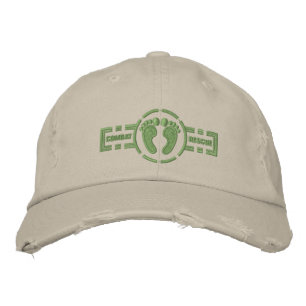 Brodée Secourt de combat Roundel Casquette Pieds verts