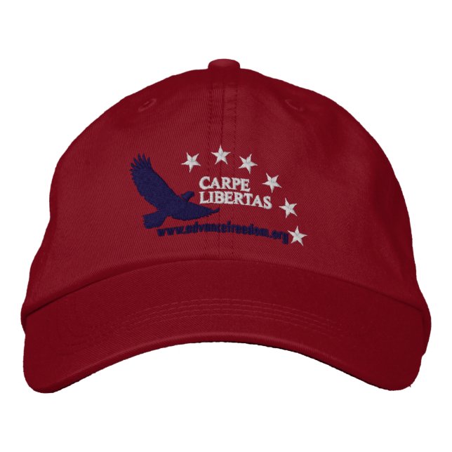 Brodée Seize Liberty casquette RED (Devant)