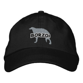 Brodée Silhouette Borzoi Casquette brodé
