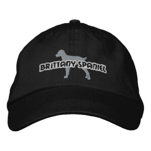 Brodée Silhouette Brittany Spaniel Casquette brodé
