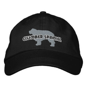 Brodée Silhouette Clumber Spaniel Casquette brodé