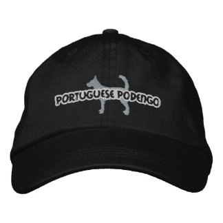 Brodée Silhouette fil portugais Podengo Casquette brodé