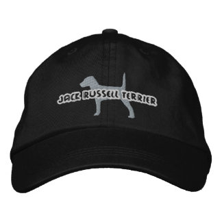 Brodée Silhouette Jack Russell Terrier Casquette brodé
