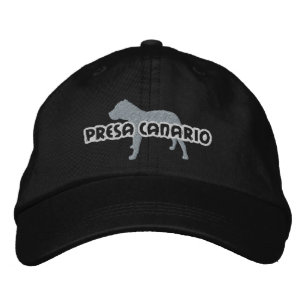 Brodée Silhouette Presa Canario Casquette brodé