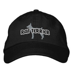 Brodée Silhouette Rat Terrier Casquette brodé