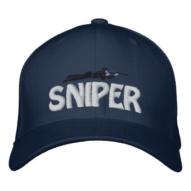 Brodée Sniper casquette casquette personnalisable (Devant)