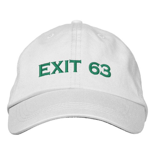 BRODÉE SORTIE 63 CASQUETTE (Devant)