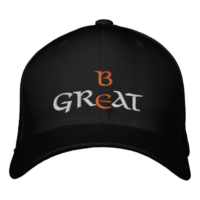 Brodée Soyez un grand Casquette brodé (Devant)