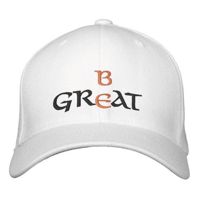 Brodée Soyez un grand Casquette brodé (Devant)