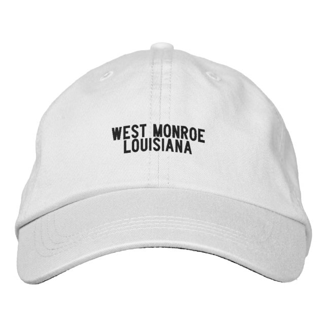 Brodée Springhill LOUISIANA Casquette (Devant)