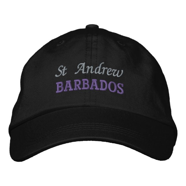 Brodée St Andrew, Casquette de baseball brodé de la Barba (Devant)