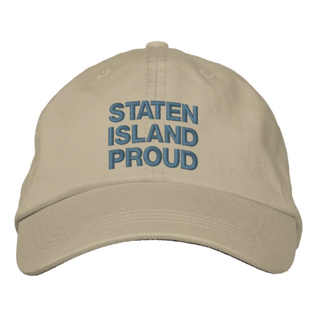 BRODÉE STATEN ISLAND FIER CASQUETTE (Devant)