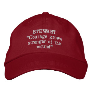 Brodée Stewart Clan Motto Casquette brodé