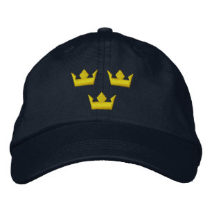 Brodée Suède Tre Kroner Casquette