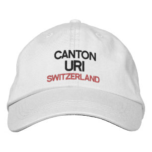 Brodée Suisse : Canton Uri Personnalisé Casquette Réglabl