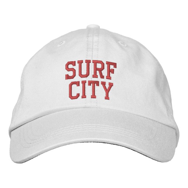 Brodée SURF CITY Casquette brodé (Devant)