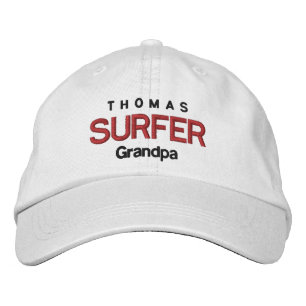 Brodée SURFER GRANDPA Casquette réglable personnalisé V07