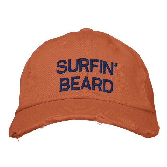 BRODÉE SURFIN' BEARD CASQUETTE (Devant)