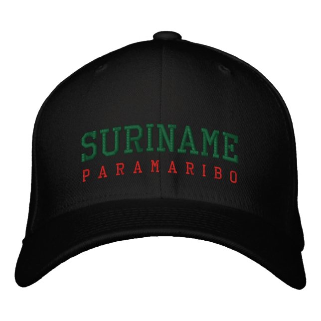Brodée Surinam Paramaribo Casquette (Devant)